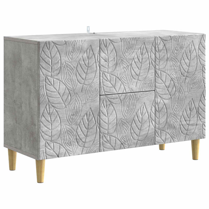 Bufet Gri Beton 89 x 34,5 x 60 cm Lemn prelucrat - WALTI WALTI