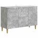 Bufet Gri Beton 89 x 34,5 x 60 cm Lemn prelucrat - WALTI WALTI