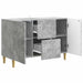 Bufet Gri Beton 89 x 34,5 x 60 cm Lemn prelucrat - WALTI WALTI