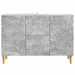 Bufet Gri Beton 89 x 34,5 x 60 cm Lemn prelucrat - WALTI WALTI