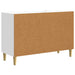 Bufet Alb foarte lucios 89 x 34,5 x 60 cm Lemn prelucrat - WALTI WALTI