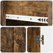 Bufet Stejar fumuriu 89 x 34,5 x 60 cm Lemn prelucrat - WALTI WALTI