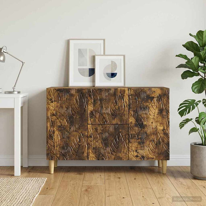Bufet Stejar fumuriu 89 x 34,5 x 60 cm Lemn prelucrat - WALTI WALTI