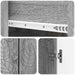 Bufet Sonoma gri 89 x 34,5 x 60 cm Lemn prelucrat - WALTI WALTI