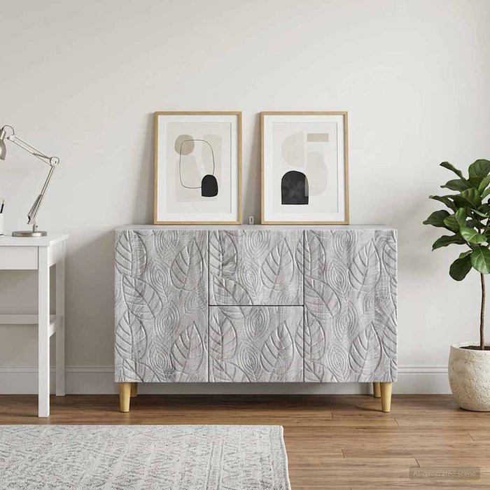Bufet Sonoma gri 89 x 34,5 x 60 cm Lemn prelucrat - WALTI WALTI