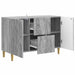 Bufet Sonoma gri 89 x 34,5 x 60 cm Lemn prelucrat - WALTI WALTI