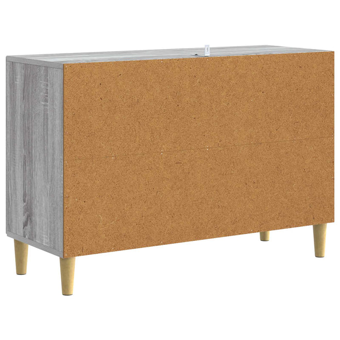 Bufet Sonoma gri 89 x 34,5 x 60 cm Lemn prelucrat - WALTI WALTI