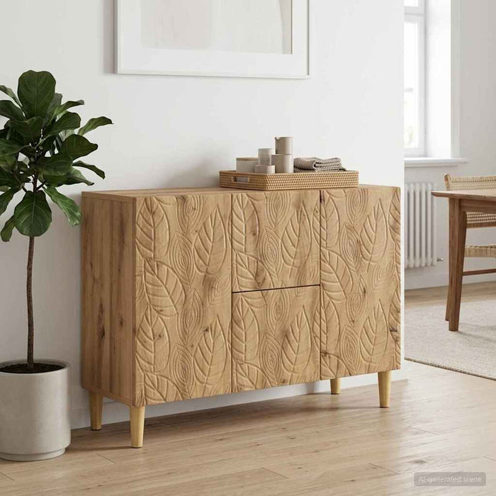 Bufet Stejar Artizanal 89 x 34,5 x 60 cm Lemn prelucrat - WALTI WALTI