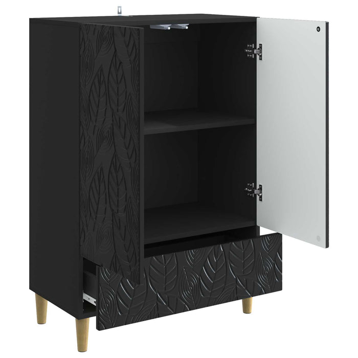 Bufet Negru 66 x 34,5 x 95 cm Lemn prelucrat - WALTI WALTI