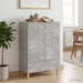Bufet Gri Beton 66 x 34,5 x 95 cm Lemn prelucrat - WALTI WALTI