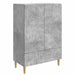 Bufet Gri Beton 66 x 34,5 x 95 cm Lemn prelucrat - WALTI WALTI