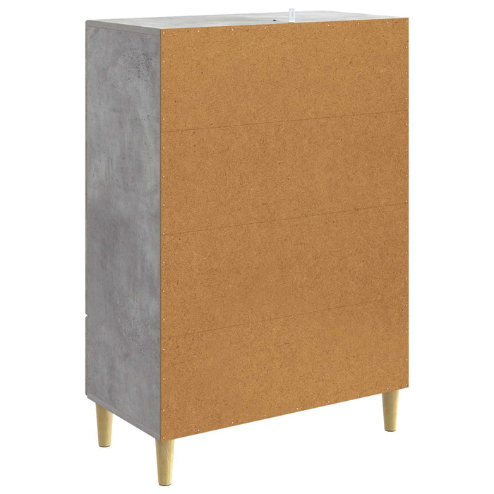 Bufet Gri Beton 66 x 34,5 x 95 cm Lemn prelucrat - WALTI WALTI