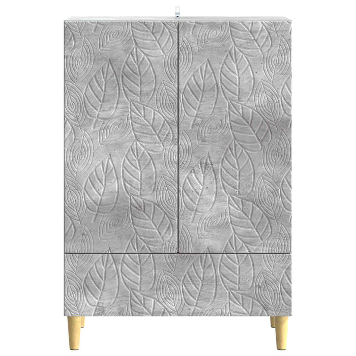 Bufet Gri Beton 66 x 34,5 x 95 cm Lemn prelucrat - WALTI WALTI