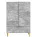Bufet Gri Beton 66 x 34,5 x 95 cm Lemn prelucrat - WALTI WALTI