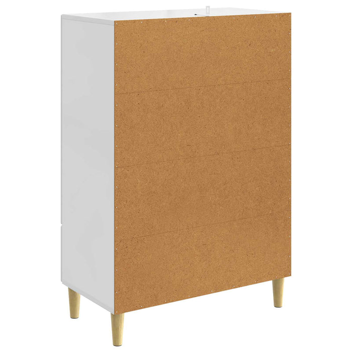Bufet Alb foarte lucios 66 x 34,5 x 95 cm Lemn prelucrat - WALTI WALTI