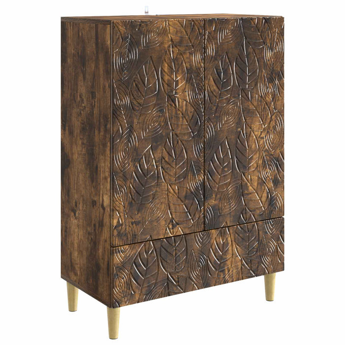 Bufet Stejar fumuriu 66 x 34,5 x 95 cm Lemn prelucrat - WALTI WALTI