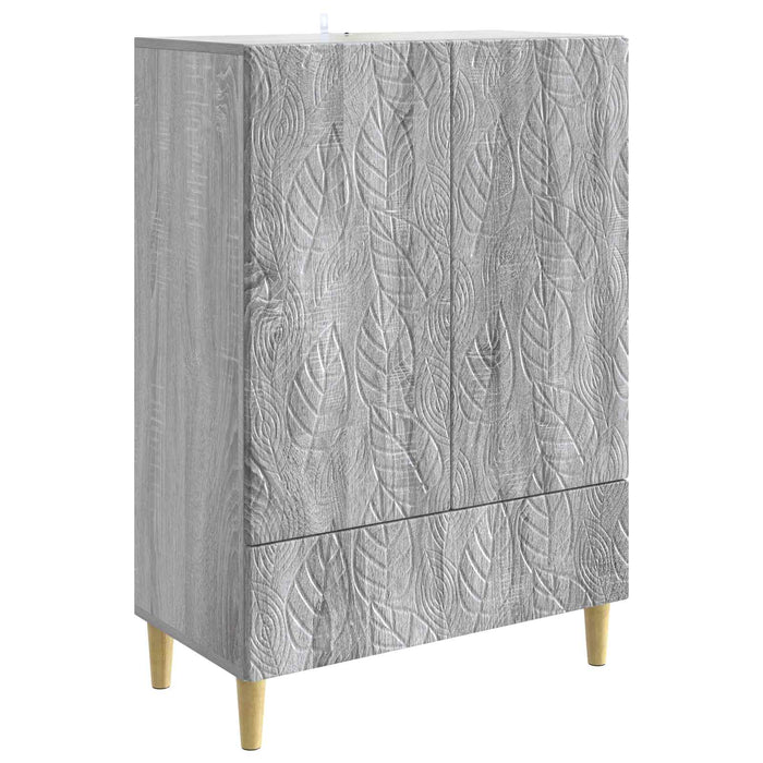 Bufet Sonoma gri 66 x 34,5 x 95 cm Lemn prelucrat - WALTI WALTI