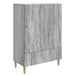 Bufet Sonoma gri 66 x 34,5 x 95 cm Lemn prelucrat - WALTI WALTI