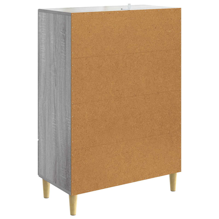 Bufet Sonoma gri 66 x 34,5 x 95 cm Lemn prelucrat - WALTI WALTI