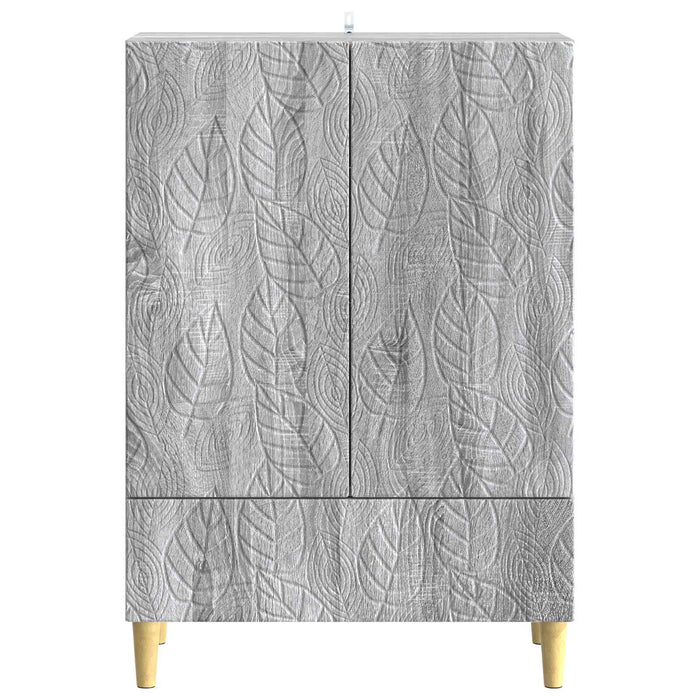 Bufet Sonoma gri 66 x 34,5 x 95 cm Lemn prelucrat - WALTI WALTI