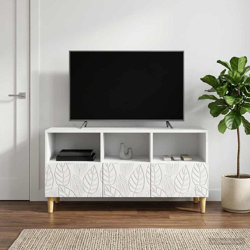 Cabinet TV 102 x 34,5 x 50 cm Alb Lemn prelucrat - WALTI WALTI
