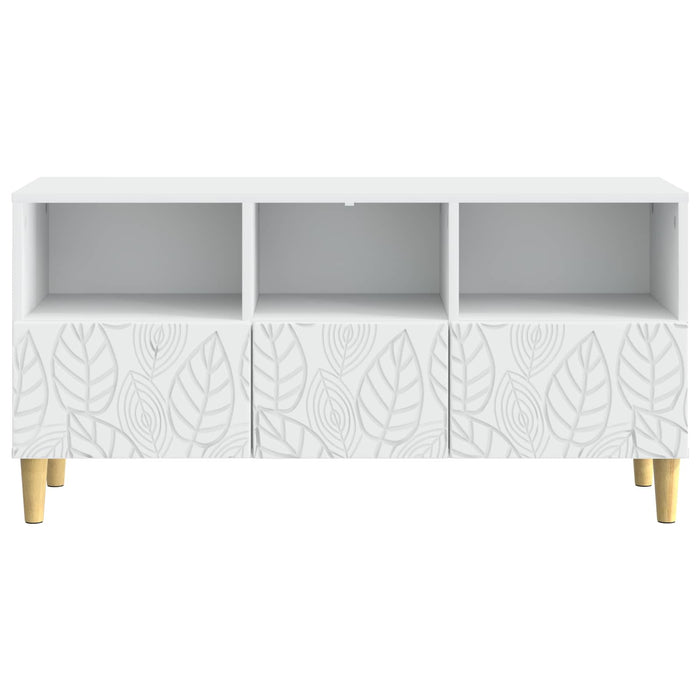 Cabinet TV 102 x 34,5 x 50 cm Alb Lemn prelucrat - WALTI WALTI