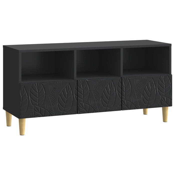 Cabinet TV 102 x 34,5 x 50 cm Negru Lemn prelucrat - WALTI WALTI