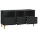 Cabinet TV 102 x 34,5 x 50 cm Negru Lemn prelucrat - WALTI WALTI