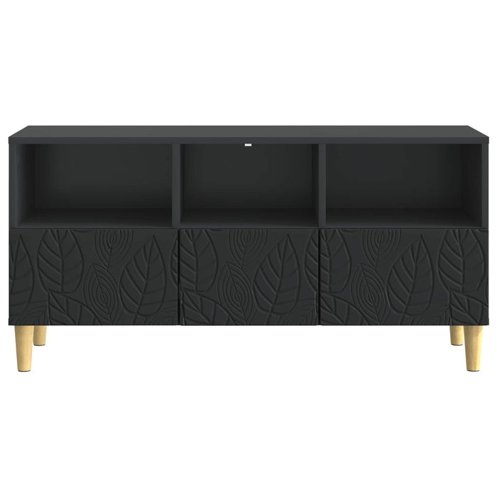 Cabinet TV 102 x 34,5 x 50 cm Negru Lemn prelucrat - WALTI WALTI