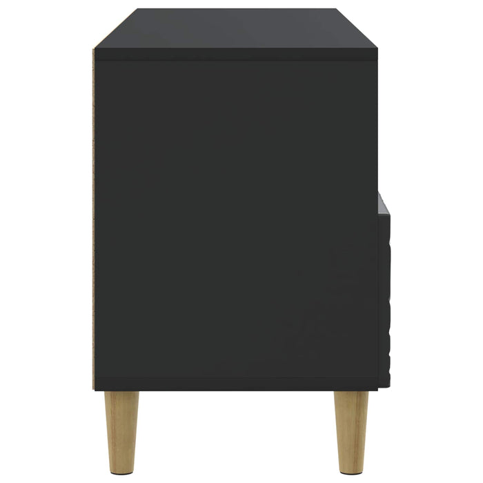 Cabinet TV 102 x 34,5 x 50 cm Negru Lemn prelucrat - WALTI WALTI