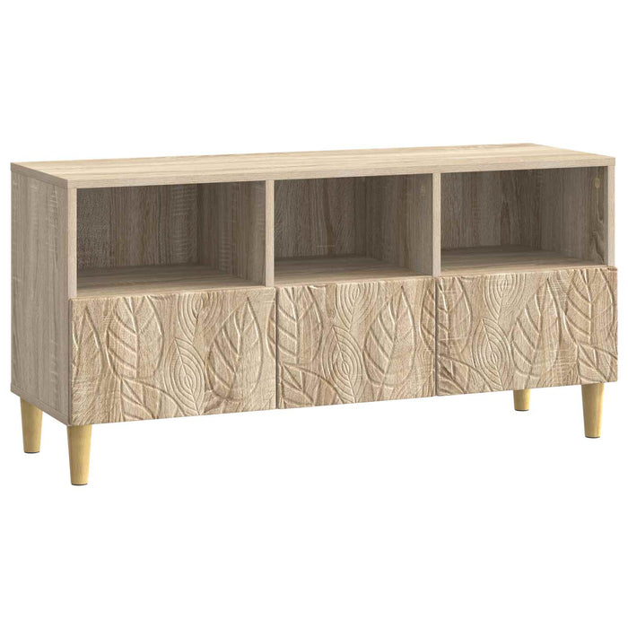 Cabinet TV 102 x 34,5 x 50 cm Stejar Sonoma Lemn prelucrat - WALTI WALTI