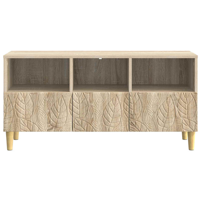 Cabinet TV 102 x 34,5 x 50 cm Stejar Sonoma Lemn prelucrat - WALTI WALTI