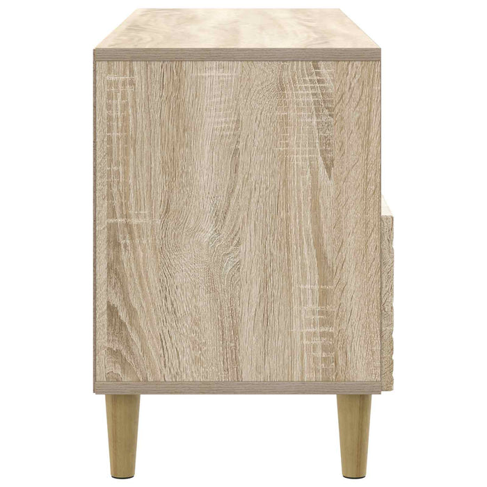 Cabinet TV 102 x 34,5 x 50 cm Stejar Sonoma Lemn prelucrat - WALTI WALTI