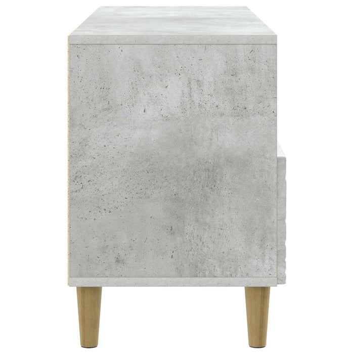 Cabinet TV 102 x 34,5 x 50 cm Gri Beton Lemn prelucrat - WALTI WALTI