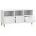 Cabinet TV 102 x 34,5 x 50 cm Alb foarte lucios Lemn prelucrat - WALTI WALTI