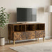 Cabinet TV 102 x 34,5 x 50 cm Stejar fumuriu Lemn prelucrat - WALTI WALTI