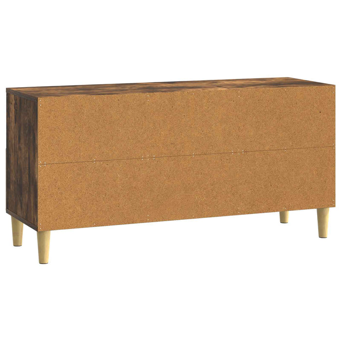 Cabinet TV 102 x 34,5 x 50 cm Stejar fumuriu Lemn prelucrat - WALTI WALTI