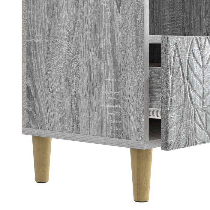 Cabinet TV 102 x 34,5 x 50 cm Sonoma gri Lemn prelucrat - WALTI WALTI