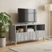 Cabinet TV 102 x 34,5 x 50 cm Sonoma gri Lemn prelucrat - WALTI WALTI