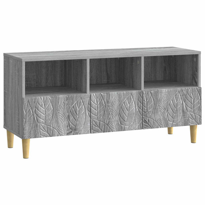 Cabinet TV 102 x 34,5 x 50 cm Sonoma gri Lemn prelucrat - WALTI WALTI