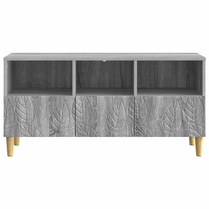 Cabinet TV 102 x 34,5 x 50 cm Sonoma gri Lemn prelucrat - WALTI WALTI
