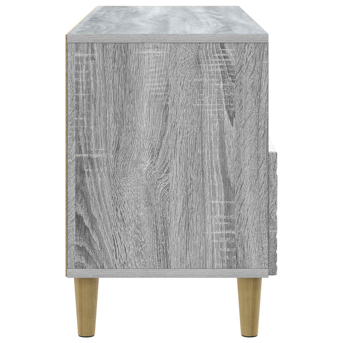 Cabinet TV 102 x 34,5 x 50 cm Sonoma gri Lemn prelucrat - WALTI WALTI