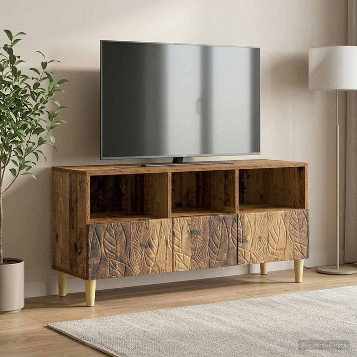 Cabinet TV 102 x 34,5 x 50 cm Lemn vechi Lemn prelucrat - WALTI WALTI