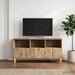 Cabinet TV 102 x 34,5 x 50 cm Stejar Artizanal Lemn prelucrat - WALTI WALTI