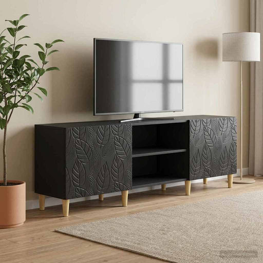 Cabinet TV 150 x 31 x 50 cm Negru Lemn prelucrat - WALTI WALTI
