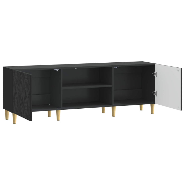 Cabinet TV 150 x 31 x 50 cm Negru Lemn prelucrat - WALTI WALTI