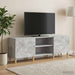 Cabinet TV 150 x 31 x 50 cm Gri Beton Lemn prelucrat - WALTI WALTI
