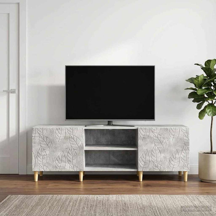 Cabinet TV 150 x 31 x 50 cm Gri Beton Lemn prelucrat - WALTI WALTI