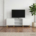 Cabinet TV 150 x 31 x 50 cm Alb foarte lucios Lemn prelucrat - WALTI WALTI
