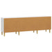 Cabinet TV 150 x 31 x 50 cm Alb foarte lucios Lemn prelucrat - WALTI WALTI